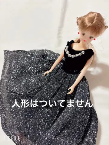 옷 갈아입기 의류 블랙 드레스 제니용 핸드메이드