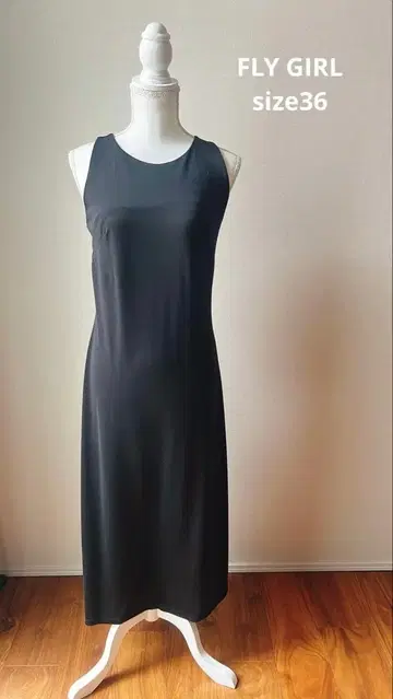 FLY GIRL 슬리브리스 원피스 블랙 36