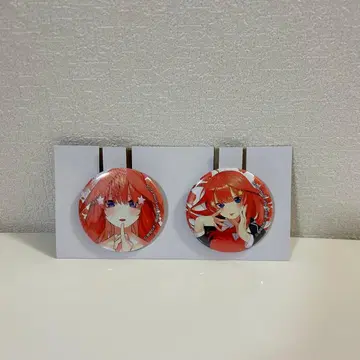 제일복권 5등분의 신부 J상 캔뱃지 세트 나카노 미쿠