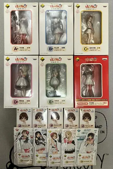 케이온 제일복권 피규어 캐릭터 패널 큥캐러 (16종) 모음