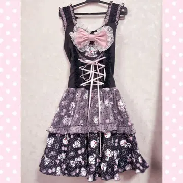 acdc rag 범용 토끼 오버롤 스커트