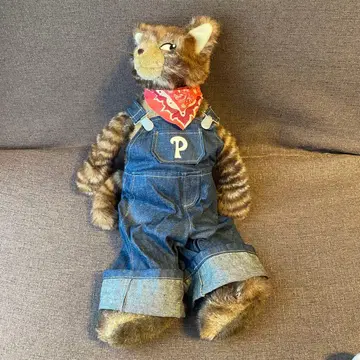PERSON'S BLUE DENIM 고양이 봉제 인형 45cm