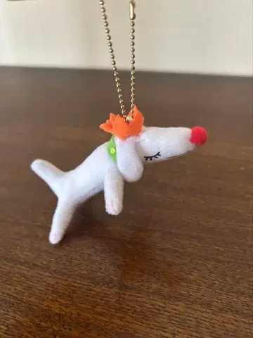 나라 요시토모 WALK ON 강아지 키링