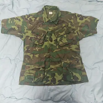 정글 퍼티그 60s M-S [ 미군 실물 ] ALPHA 사제 카모플라쥬