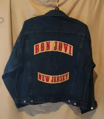 BON JOVI 데님 자켓 NEW JERSEY