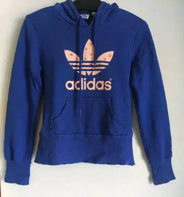 adidas 올드 아디다스 후드 부착 후드티 파랑 x 핑크 Y2K