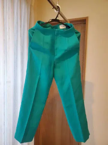 UNITED ARROWS 터콰이즈 와이드 팬츠36