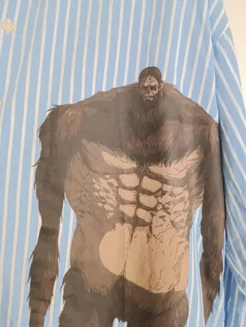 진격의 거인 긴팔 셔츠 짐승의 거인 지크 예거