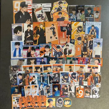 하이큐 카게야마 토비오 엽서 코스터 씰 파샤코레 묶음 판매