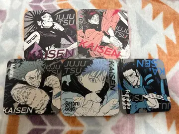 주술회전전 아트 코스터 고죠 사토루 쵸소우 타카바 마히토 만