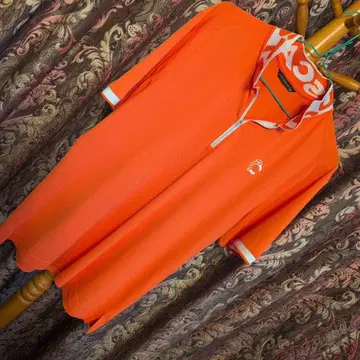 루이까또즈 오렌지 피케 셔츠 L