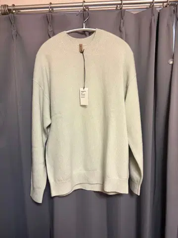 EDWARD BROWN 캐시미어 100% 니트 아이스 그린