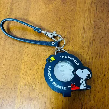 스누피 키링 루페 워치 시계