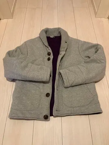 CHUMS 그레이 버튼 자켓