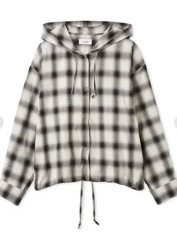 emmi 체크 후디 셔츠