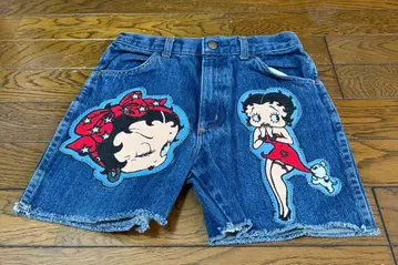Betty Boop 베티 부프 데님 S 사이즈 too cute 레어