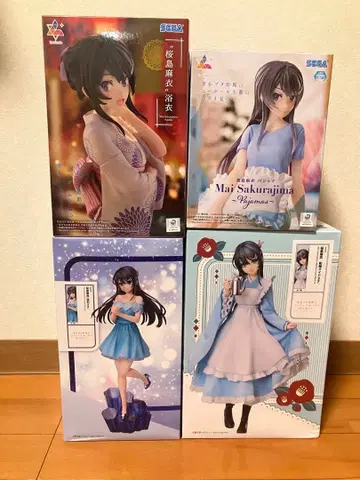 청춘 돼지 녀석 시리즈 사쿠라지마 마이 피규어 4종