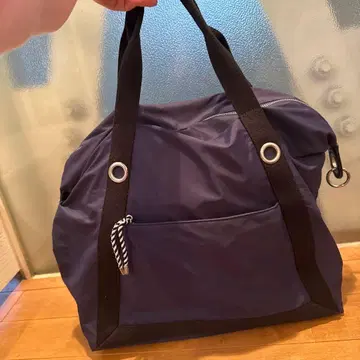 PAPILLONNER 네이비 토트백 보스턴 백