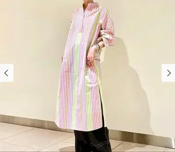 BLANCA / Jodie 드레스 스트라이프 셔츠 원피스