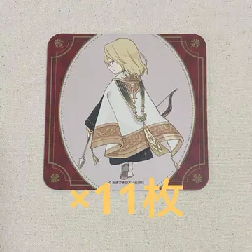 하쿠센샤 빨강머리 백설공주 원화전 주방차 혜택 코스터 이자나 11개