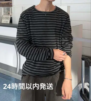 즉시 완판 EPNK 보더 롱 슬리브 T s 사이즈