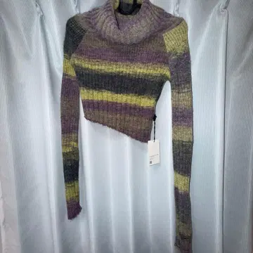 as'on 크롭 터틀넥 니트 한국 구매자 한정 혜택 한정품