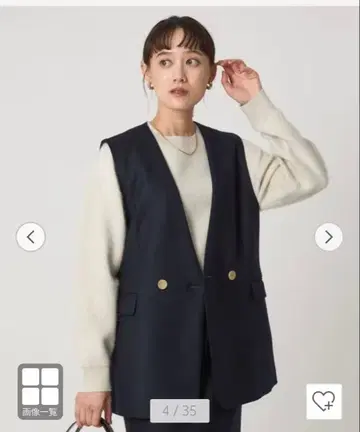 UNITED ARROWS 슬라브 베스트 M(38)