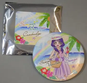 도에이 애니메이션 프리티 스토어 한정판 썸머 바케이션 캔뱃지 산고(전신)