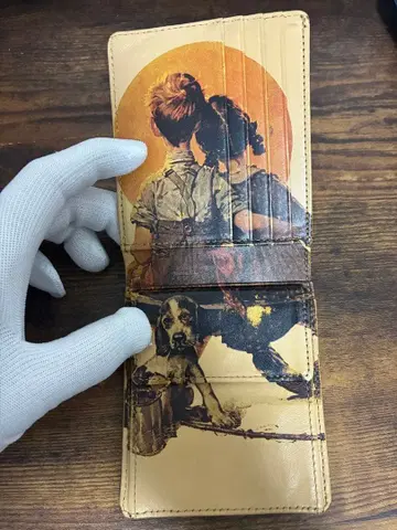 노먼 록웰 지갑 월렛 선셋 이단 접이