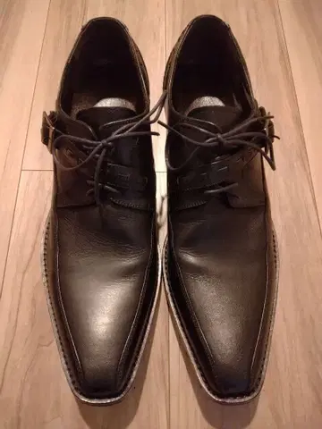 U.P 레노마 블랙 가죽 신발 27.5cm