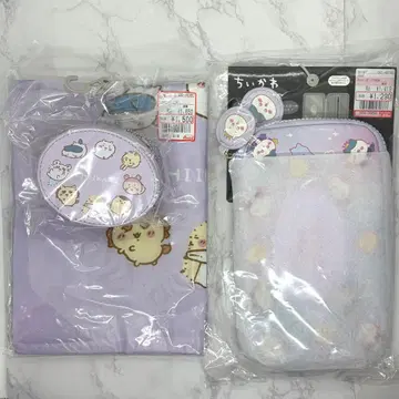 치이카와 에코백 & 티슈 파우치 세트