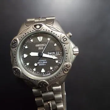 SEIKO AGS 스쿠버 200m 남성용 손목시계