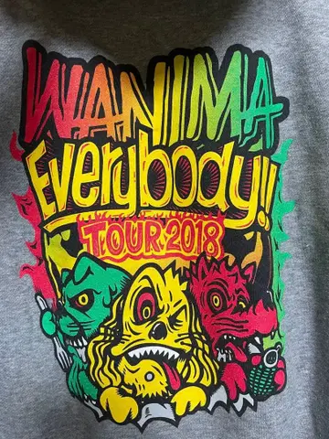 WANIMA Every body!! TOUR 2018 후드티 M