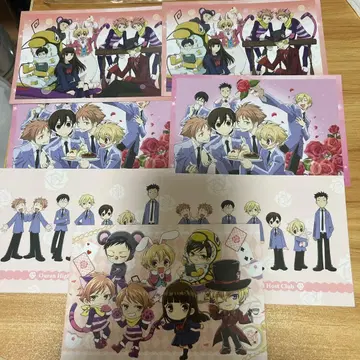 오란고교 호스트부 포스터 카드 7장