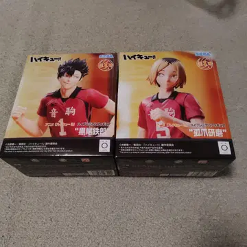 하이큐!! 쿠로오 테츠로 코즈메 켄마 피규어 2체 세트