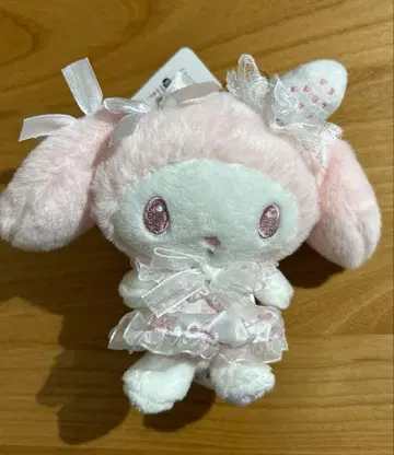 미사용 새상품! 산리오 마이멜로디 화이트 딸기 티타임 시리즈 마스코트