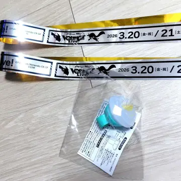 포케미쿠 라이브 은색 테이프 링 라이트