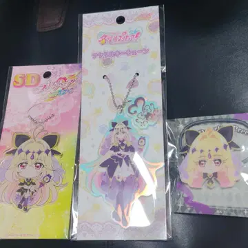 큐어 아르카나 쉐도우 모리 아루루카 아크릴 키링 머리끈