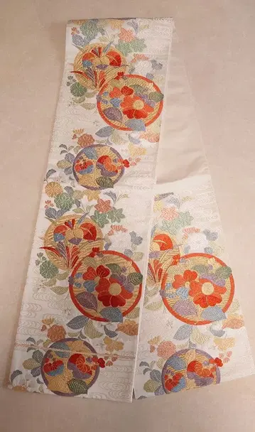 고급 후쿠로 오비 기모노 순수 실크 포멀