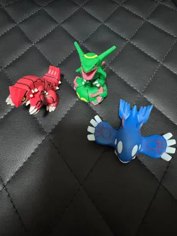 포켓몬 손가락 인형 그란돈 가이오가 레쿠자