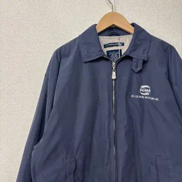 미국 빈티지 의류 스윙탑 나일론 자수 로고 L 4103