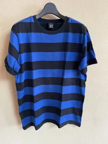 넘버나인 T셔츠 보더 블랙블루 반팔 티셔츠 2