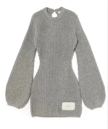 ANDMARY Mel 니트 미니 드레스 그레이 F