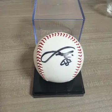 주니치 드래곤즈 후쿠나가 유키 선수 친필 사인 공