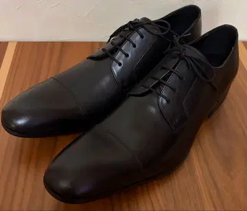 후프디두 44 블랙 27cm 가죽 신발 스트링 슈즈