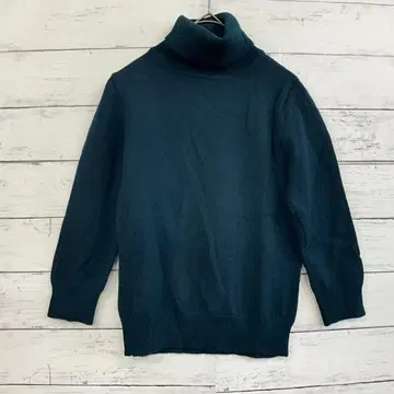 [ 고상함이 넘치는 깊은 컬러 ] TOCCA 울 100% 터틀넥 니트