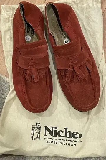 Niche. 천연 가죽 스웨이드 태슬 로퍼 드라이빙 슈즈