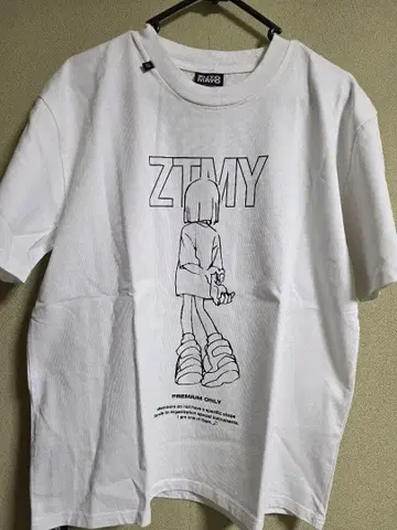 계속 한밤중이면 좋을 텐데. 니라짱 T셔츠 화이트 M