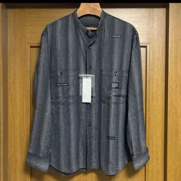 LAD MUSICIAN 스트라이프 패턴 긴팔 셔츠