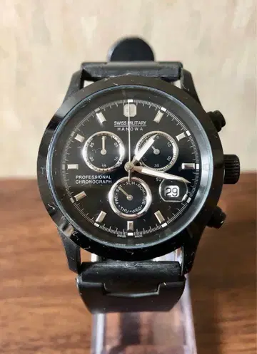 스위스 밀리터리 남성용 손목시계 크로노그래프 쿼츠 프로페셔널